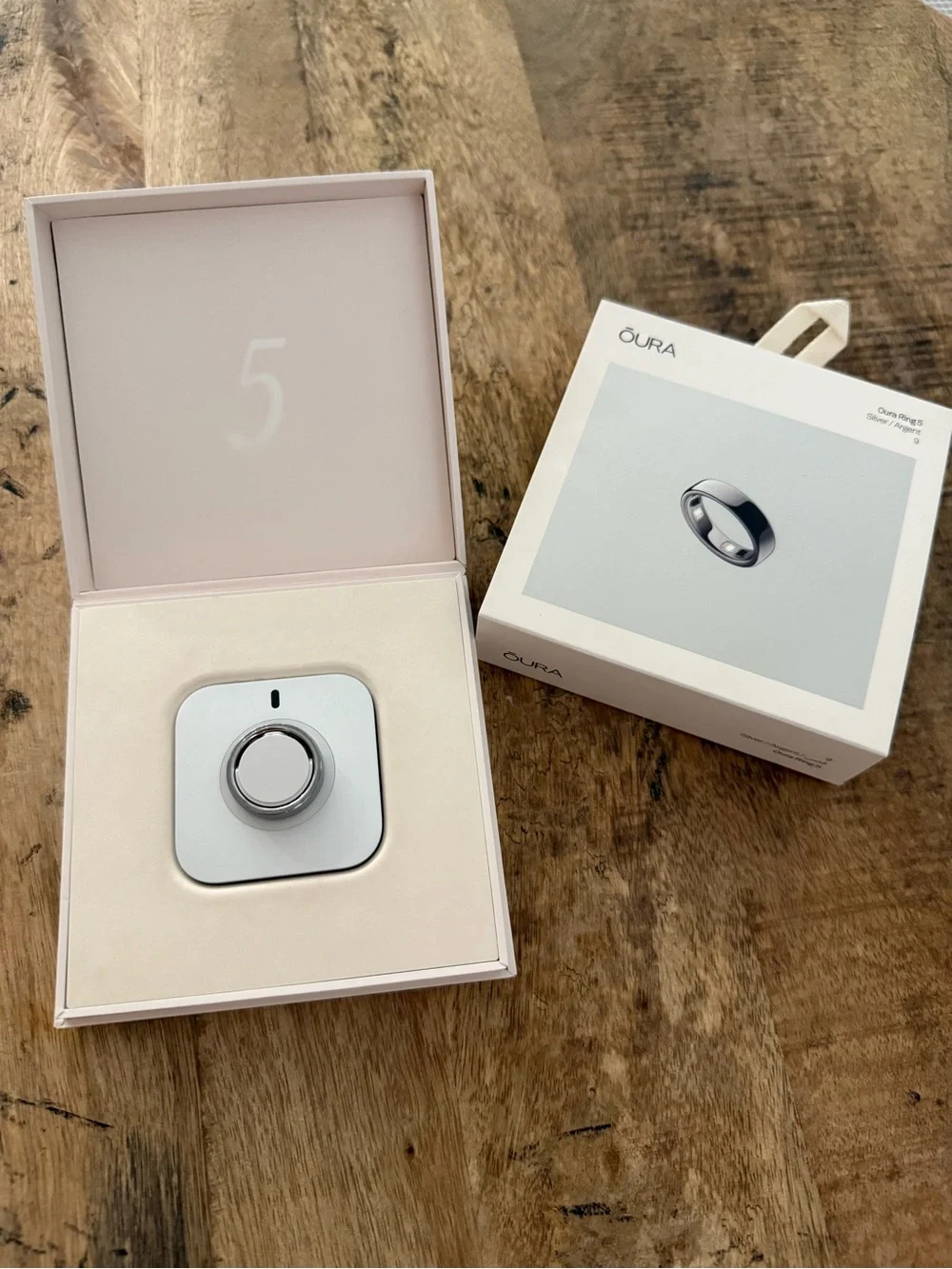 Oura Ring Gen 5 - Silver Size 9